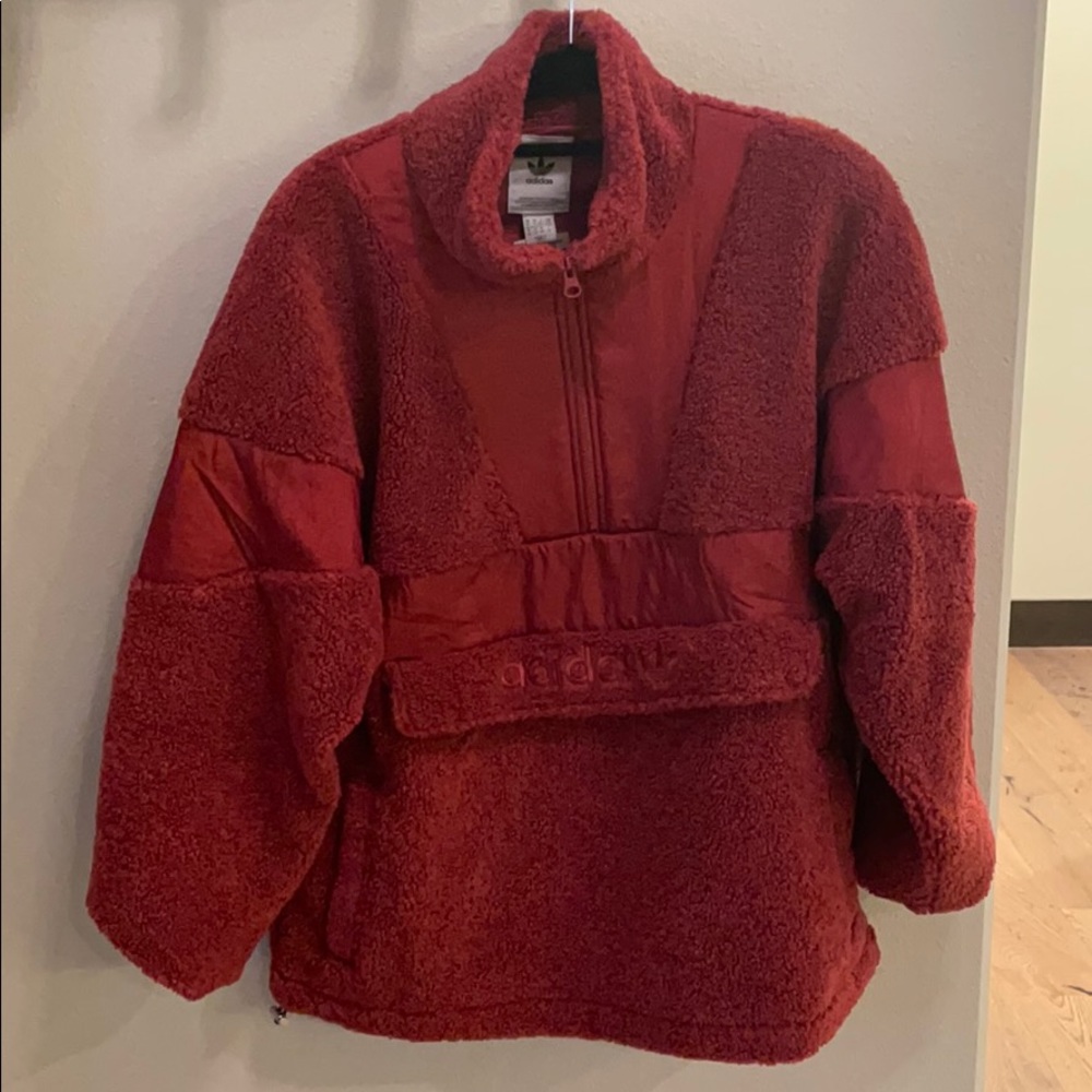 Adidas Sherpa Pullover, NWT, size M